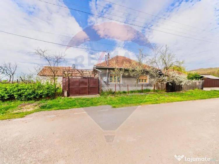 Casă cu 2 camere cu Teren 4500 Mp în Cărand