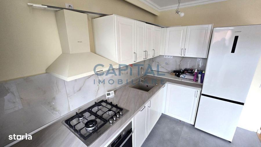 Apartament cu 2 camere semidecomandat, mobilat în Borhanci