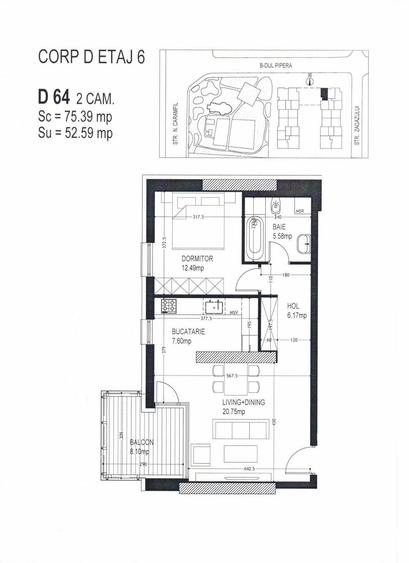 One Herastrau Plaza | 2 camere, parcare, boxa - 15