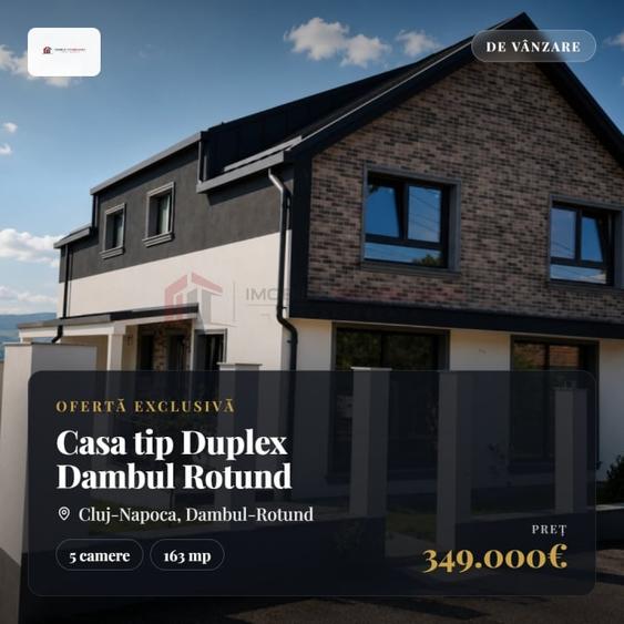 Duplex cu 5 camere cu Canalizare în Dâmbul Rotund