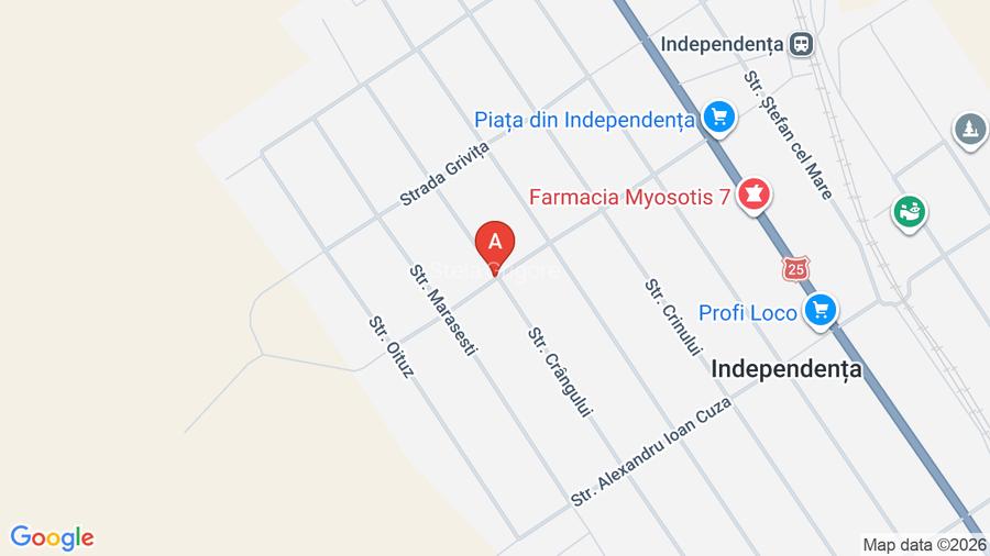 Casă individuală cu 4 camere cu Teren 1000 Mp în Independența