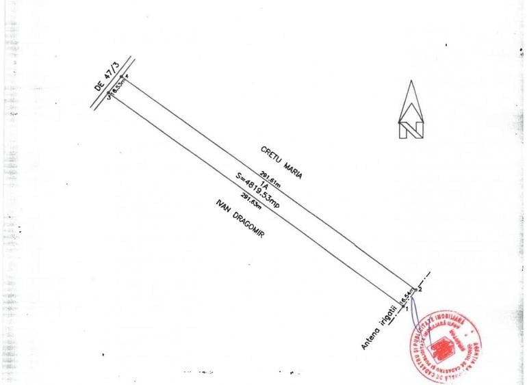 Teren de 4819.53 mp, în Berceni