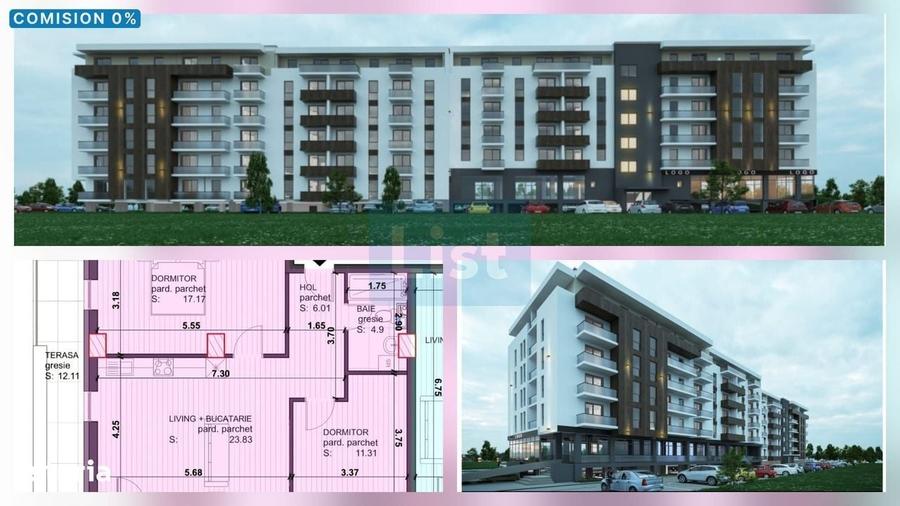 Apartament cu 3 camere în Central