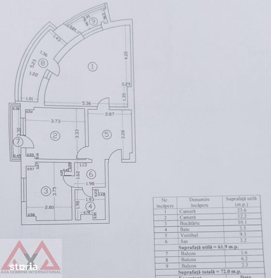 Apartament cu 2 camere decomandat în Decebal