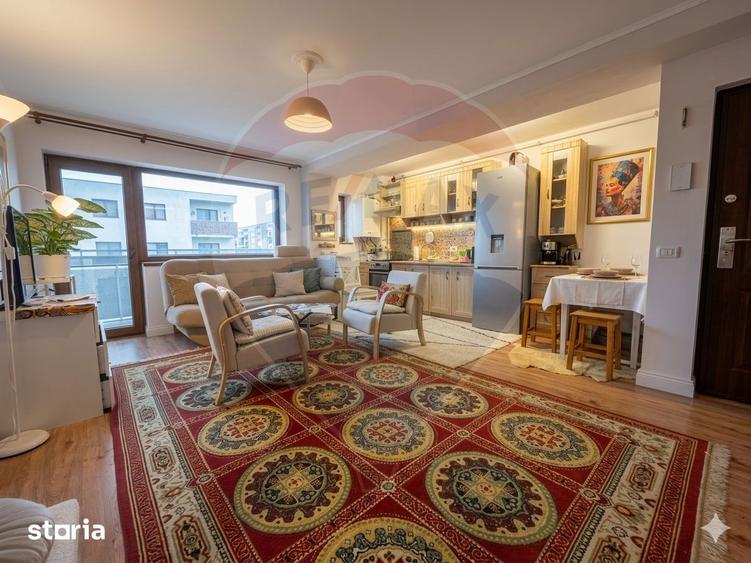 Apartament cu 2 camere, mobilat în Central