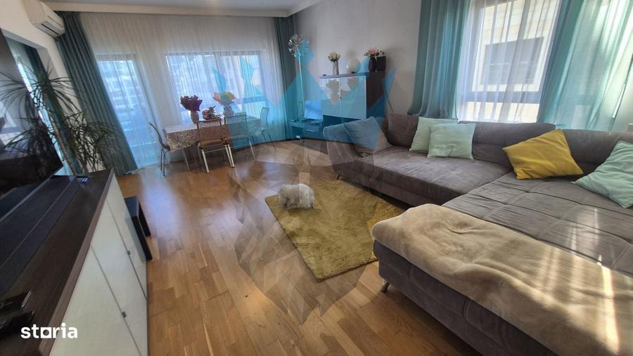Apartament cu 3 camere, mobilat în Tei