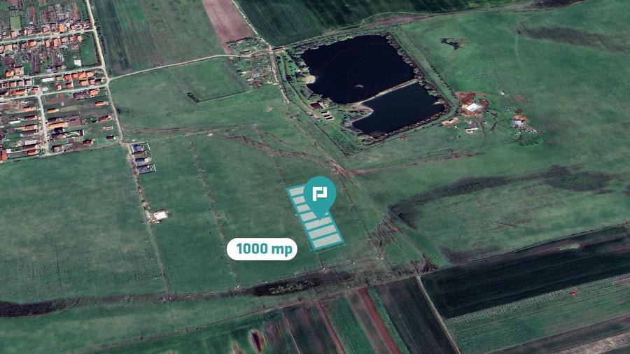 Teren Construcții intravilan de 1000 mp, în Zimandcuz
