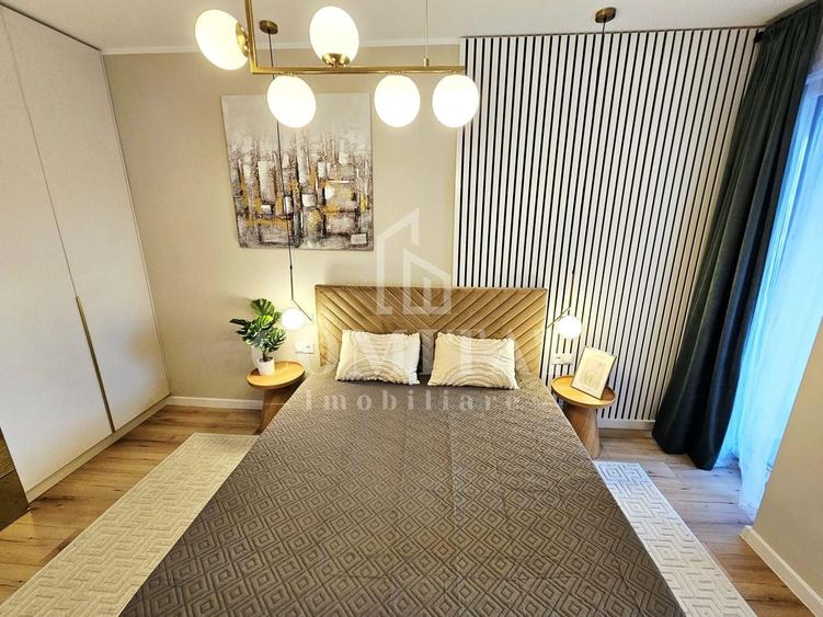 Apartament cu 2 camere semidecomandat, mobilat în Florești