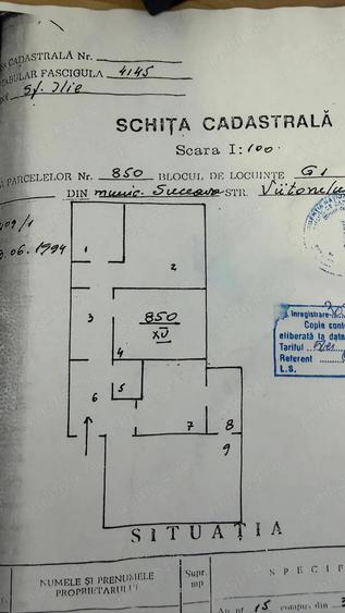 Apartament cu 3 camere decomandat în Obcini