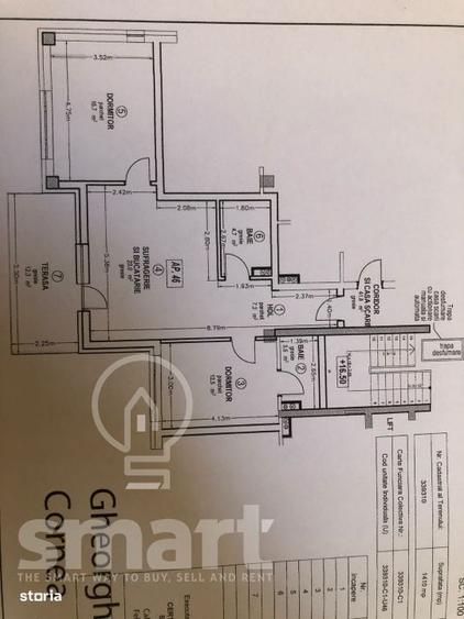 Apartament 3 camere de vanzare panoramic 67 mp 2 bai Dambu Rotund - 6