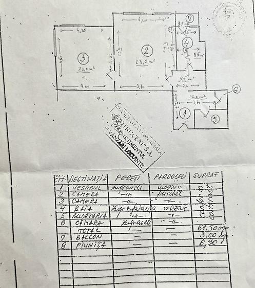 Apartament cu 2 camere în Parcul Carol