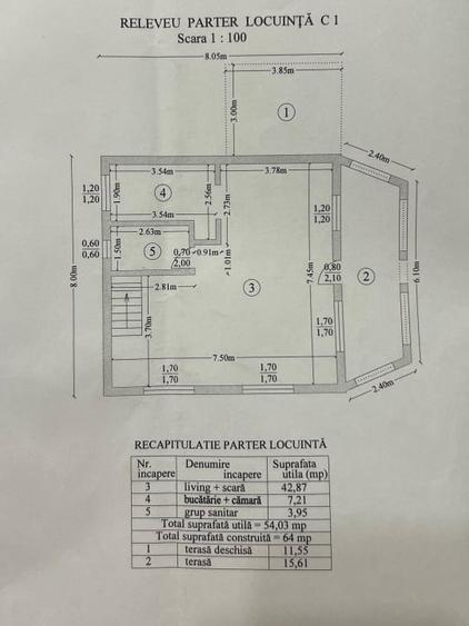 Casă individuală cu 4 camere cu Teren 505 Mp în Valea Călugărească