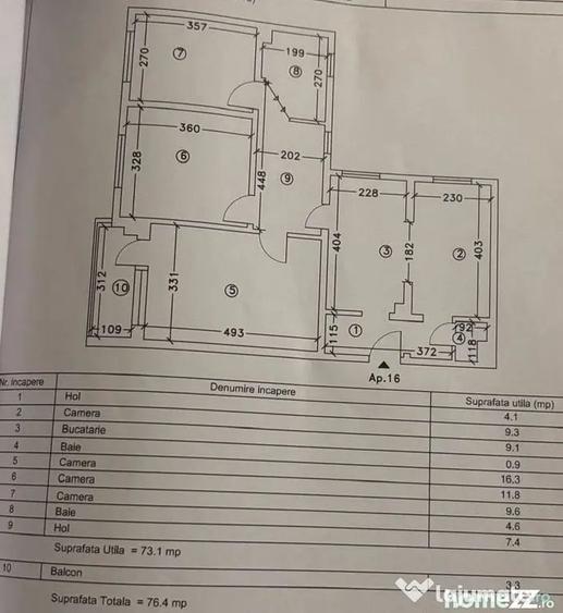 Apartament cu 4 camere decomandat în Tomis Nord