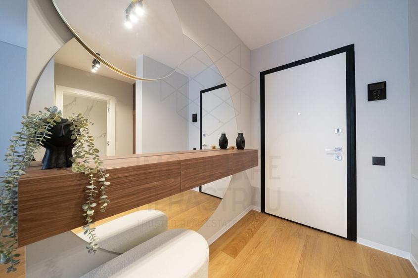 Apartament cu 2 camere semidecomandat, mobilat în Barbu Văcărescu