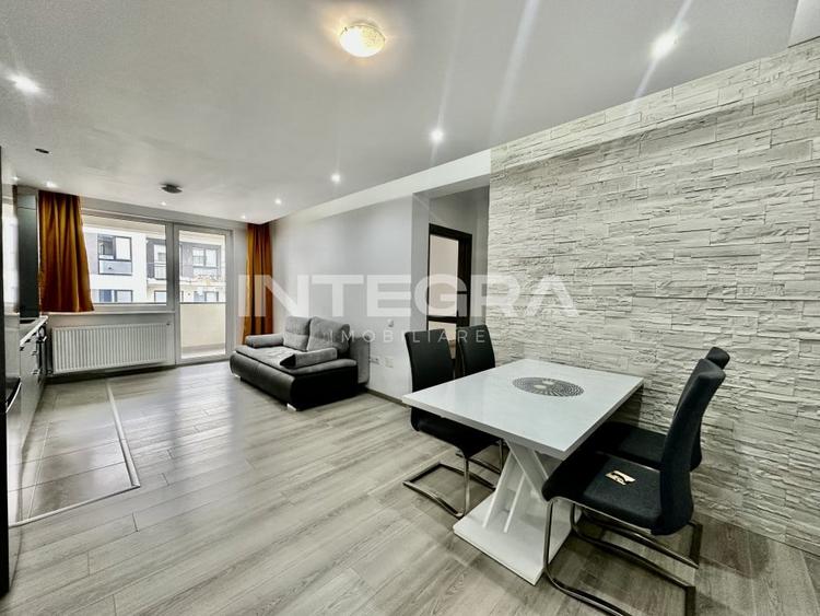 Apartament cu 2 camere semidecomandat, mobilat în Florești