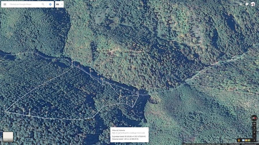 Teren de 85000 mp, în Dobra