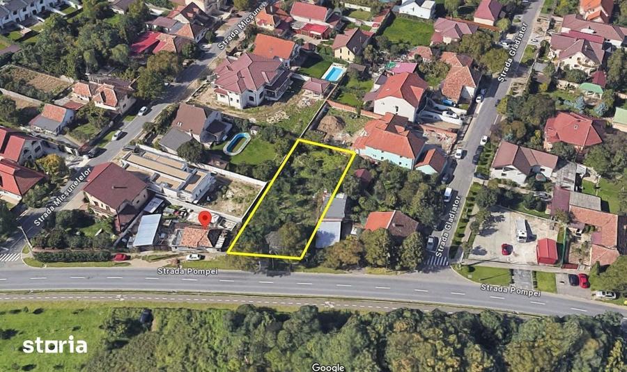 Teren de 839 mp, în Subcetate