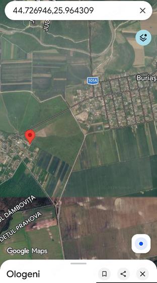 Teren de 1200 mp, în Ologeni
