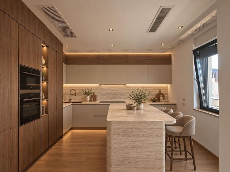 Penthouse cu 4 camere decomandat, mobilat în Dorobanți