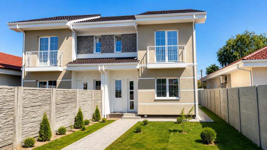 Duplex cu 4 camere cu Canalizare în Moșnița Nouă