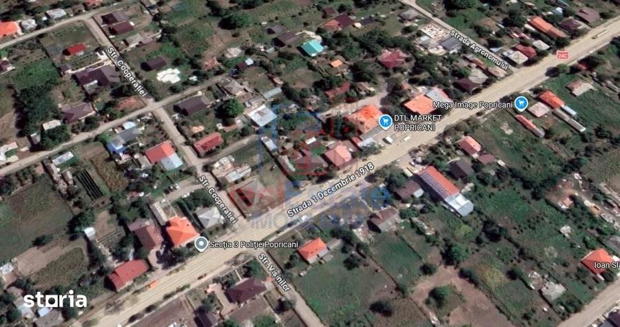 Teren de 949 mp, în Popricani
