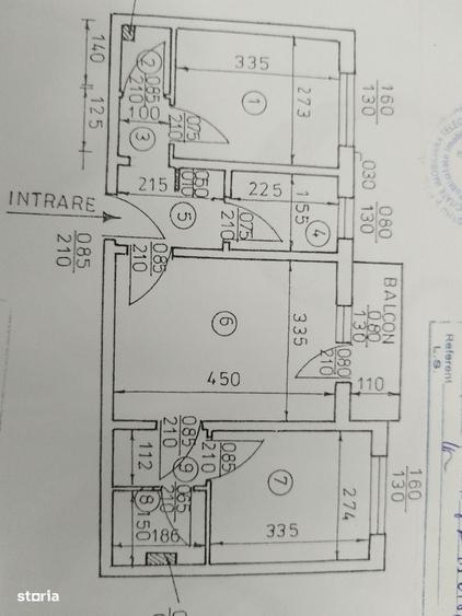 Apartament cu 3 camere în Central