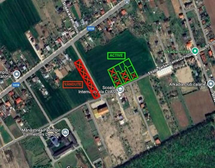 Teren de 530 mp, în Ciofliceni