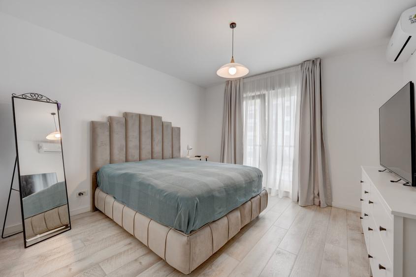 Apartament cu 2 camere decomandat, mobilat în Mogoșoaia