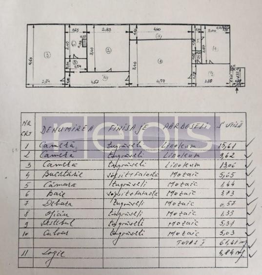 VANZARE 3 CAMERE -SEMIDECOMANDAT - BRANCOVEANU - 20