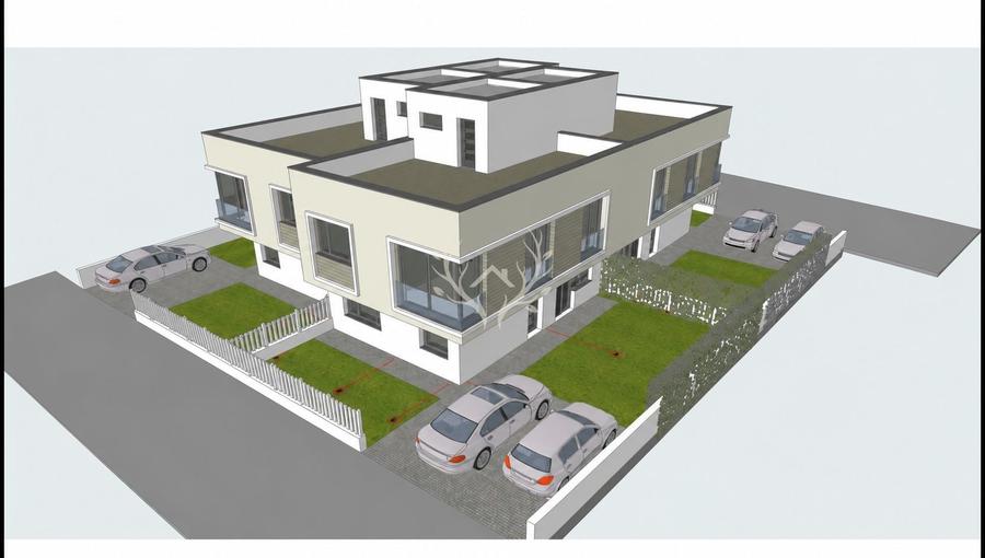 Duplex cu 4 camere cu Canalizare în Florești