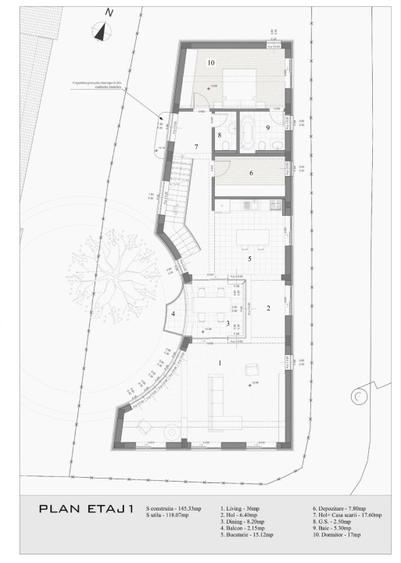 Apartament cu 4 camere decomandat în Central