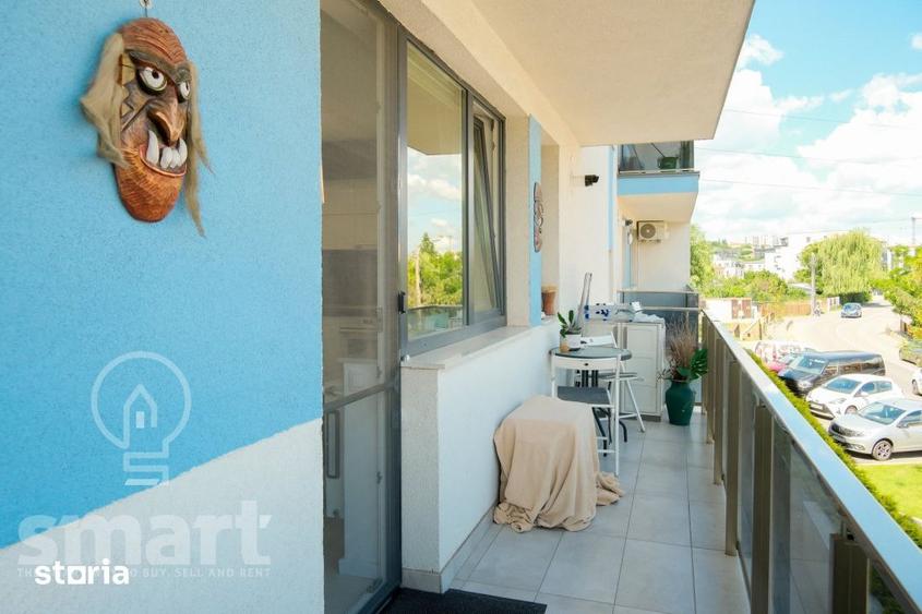 Apartament cu 2 camere, mobilat în Borhanci