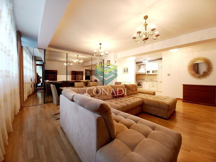 Apartament cu 3 camere decomandat, mobilat în Kiseleff