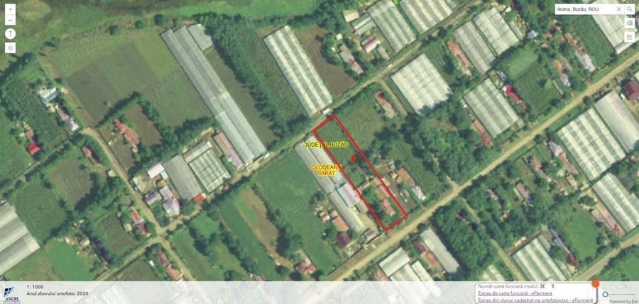 Casă cu 2 camere cu Teren 1900 Mp în Central