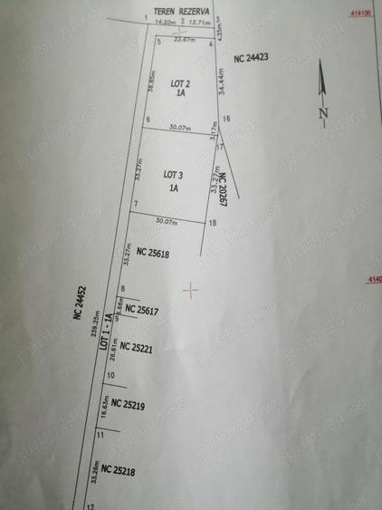 Teren de 1000 mp, în Vernești