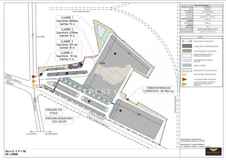 Spațiu comercial, de 25,000 mp, în Nord