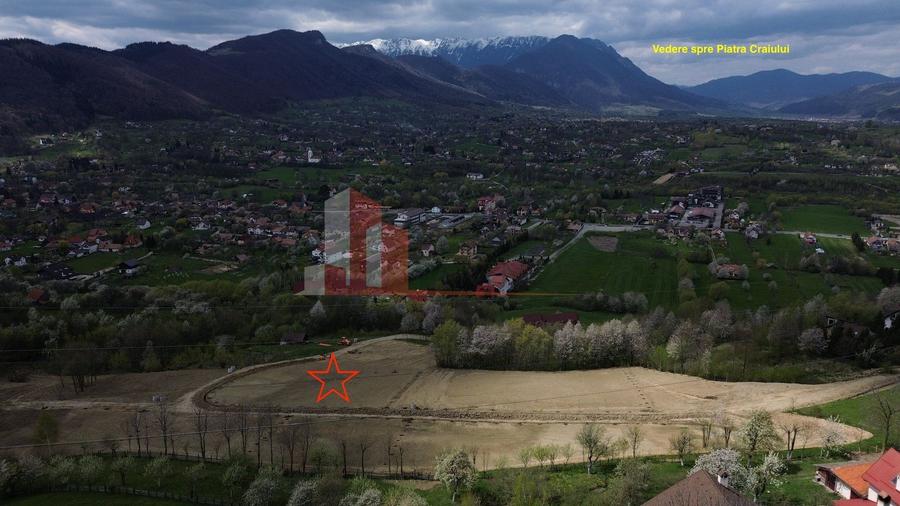 Teren Construcții intravilan de 1000 mp, în Bran