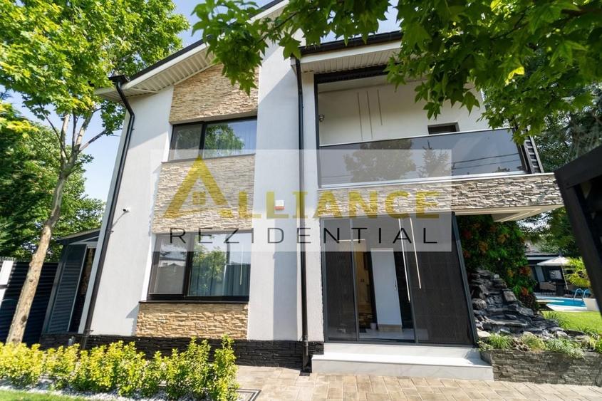 Casă individuală cu 6 camere decomandat cu Piscina în Berceni