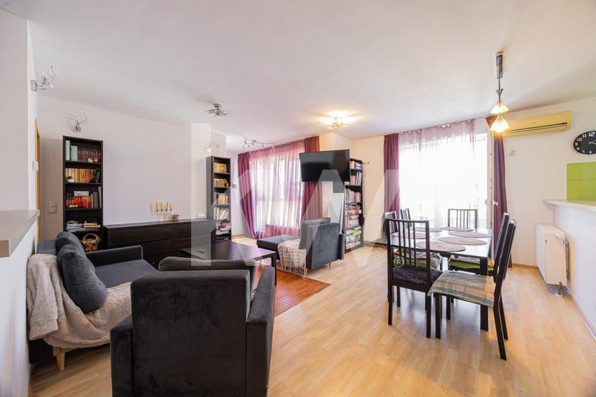 Apartament cu 3 camere decomandat, mobilat în Avantgarden
