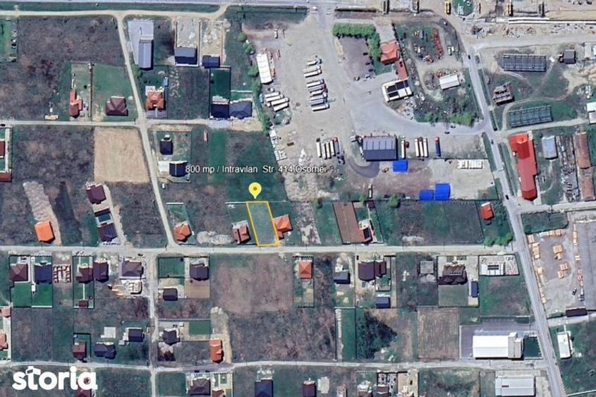 Teren de 800 mp, în Oșorhei