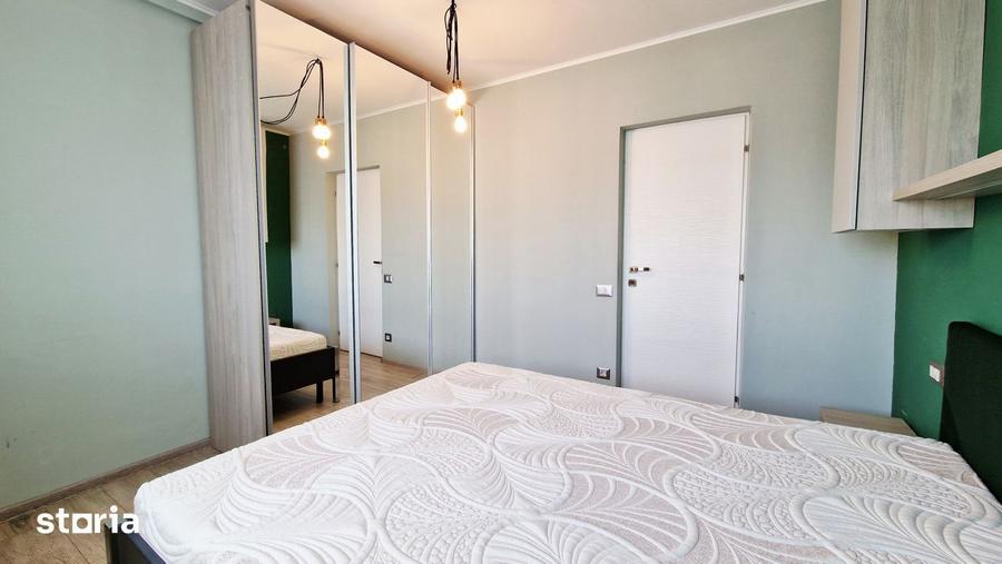 Apartament cu 2 camere, mobilat în Banu Manta