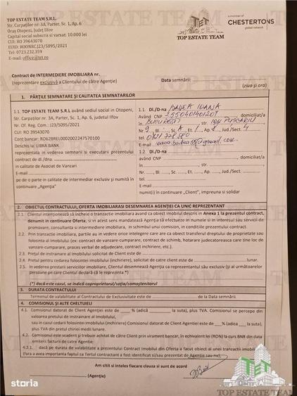 Apartament cu 3 camere, mobilat în Parcul Carol