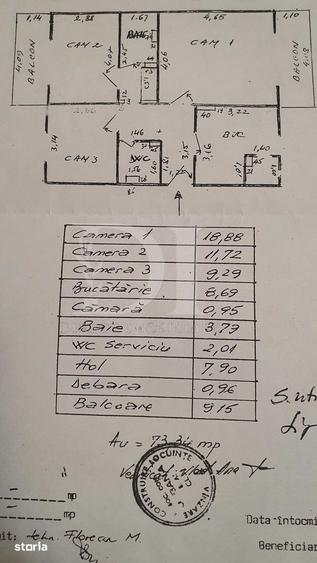 Apartament cu 4 camere decomandat, mobilat în Grigorescu