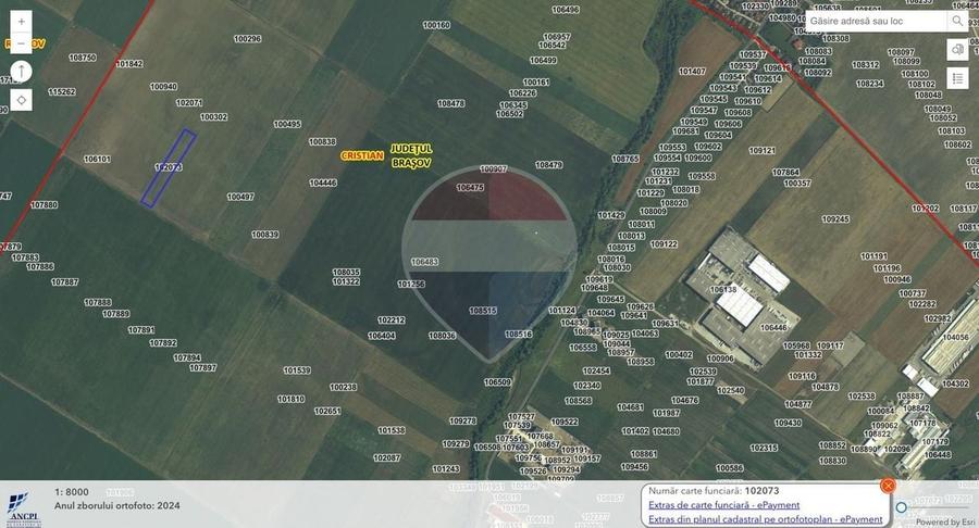 Teren agricol extravilan de 20000 mp, în Cristian