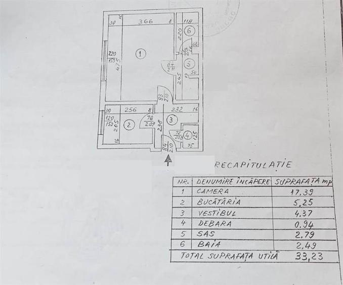 Garsonieră decomandată, mobilată în Brâncoveanu