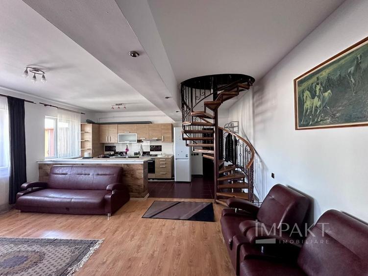 Apartament cu 3 camere semidecomandat, mobilat în Florești
