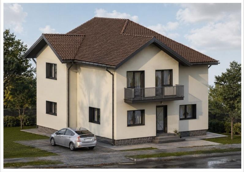 Casă individuală cu 4 camere cu Canalizare în Cristian
