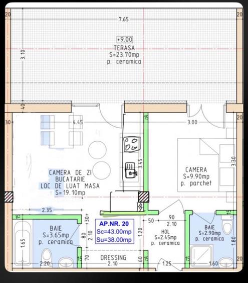 Penthouse de vanzare, 38 mp, zona Independentei - 11