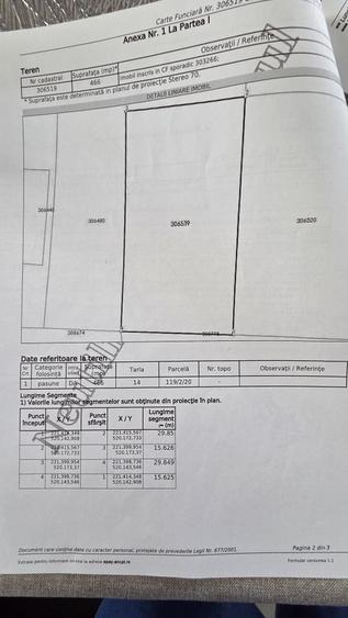 Teren de 480 mp, în Fântânele