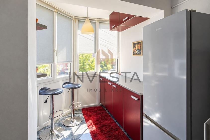 Apartament cu 2 camere decomandat, mobilat în Grigorescu
